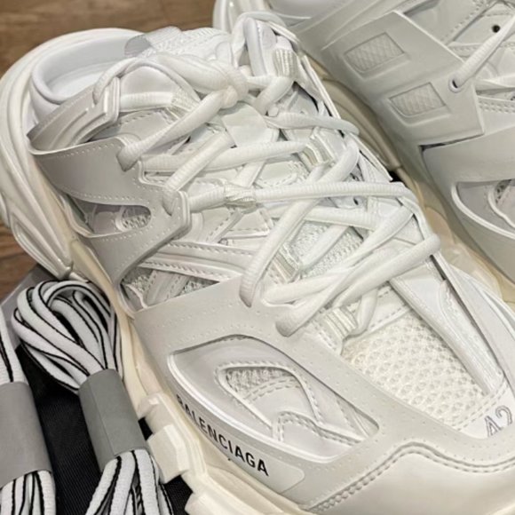 Balenciaga Track Men's casual sports slippers white - Picture 5 of 6